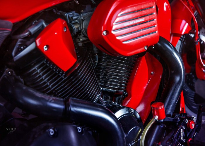 Honda VTX 1800 RR silnik i filtr powietrza